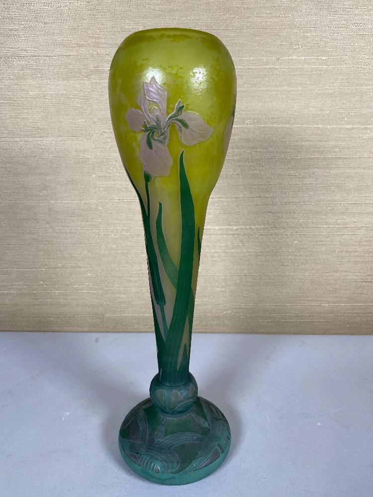 Daum, wheelcut vase