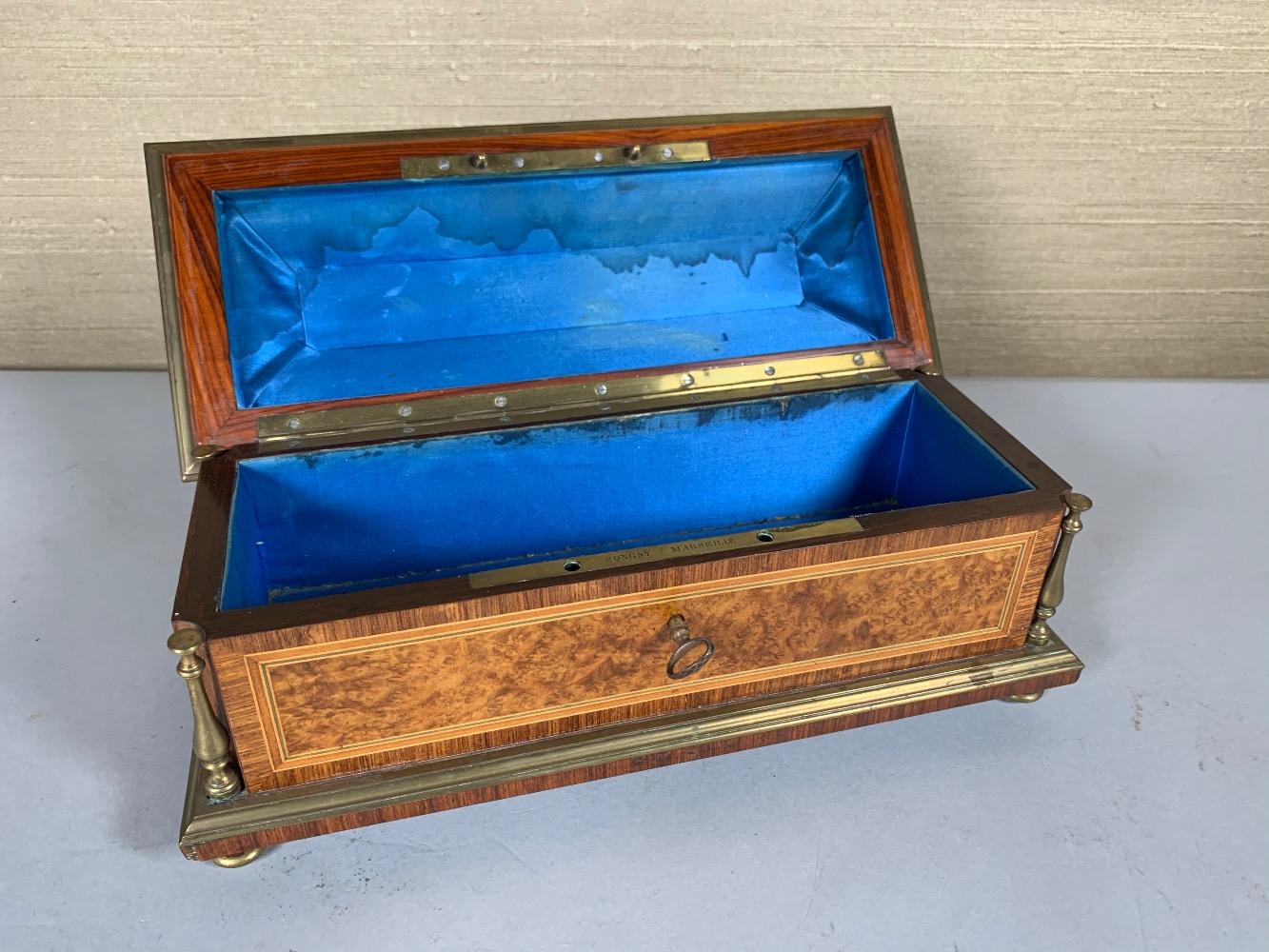 Marquetry box